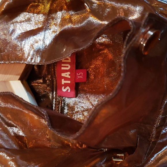 Staud New Amber Oliver Long Sleeve Hooded Transparent Jacket Size XS - Picture 3 of 6